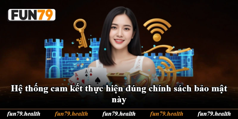 Hệ thống cam kết thực hiện đúng chính sách bảo mật này Hệ thống cam kết thực hiện đúng chính sách bảo mật này