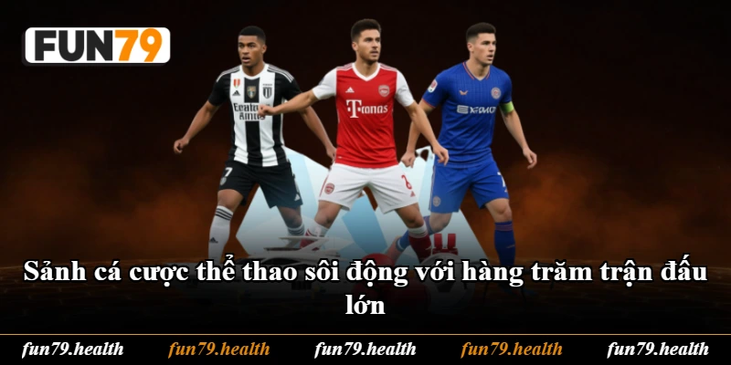 Sảnh cá cược thể thao sôi động với hàng trăm trận đấu lớn Sảnh cá cược thể thao sôi động với hàng trăm trận đấu lớn