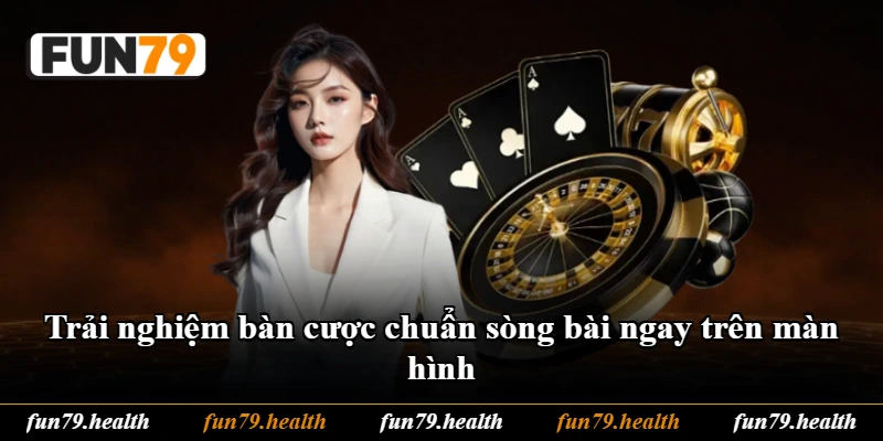 Trải nghiệm bàn cược chuẩn sòng bài ngay trên màn hình Trải nghiệm bàn cược chuẩn sòng bài ngay trên màn hình